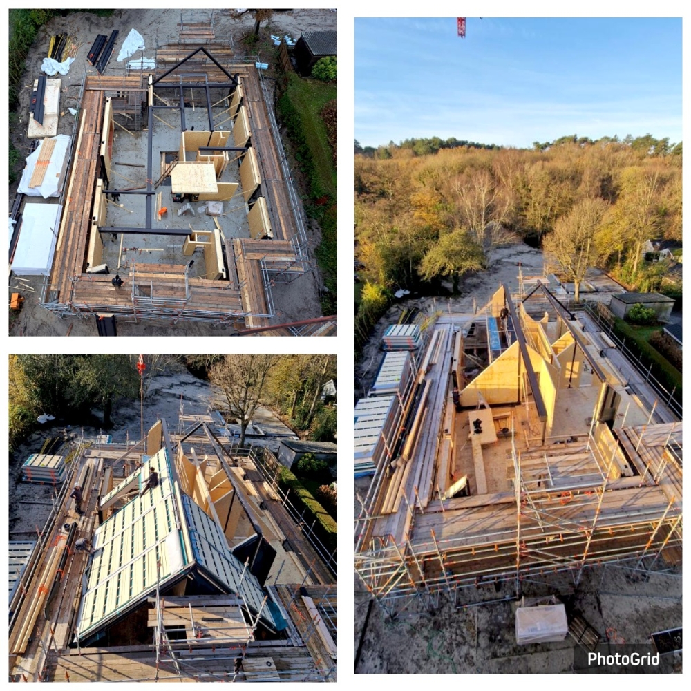 Een flinke montageklus in Schoorl