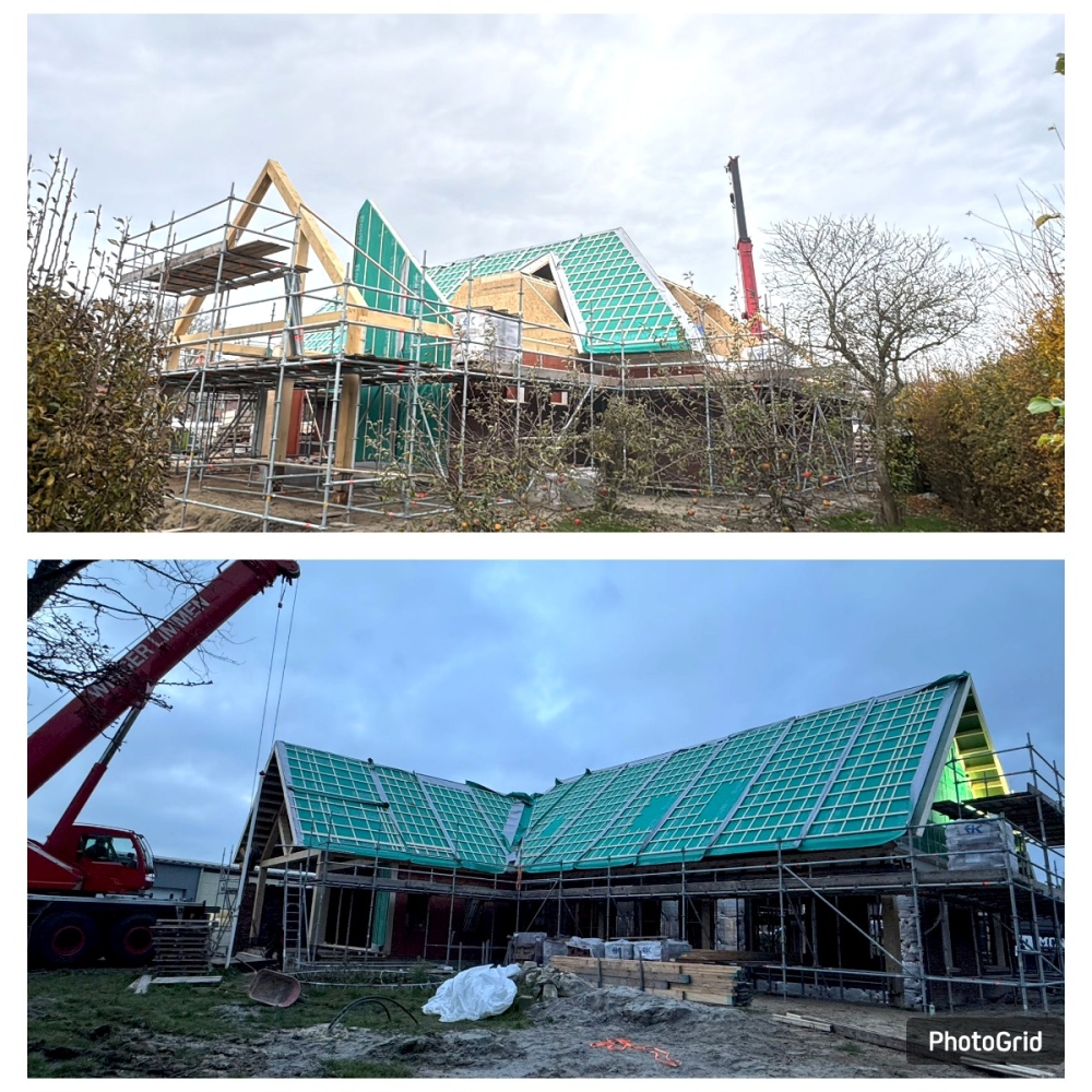 10-11-2025 Een vracht met elementen naar Warmenhuizen